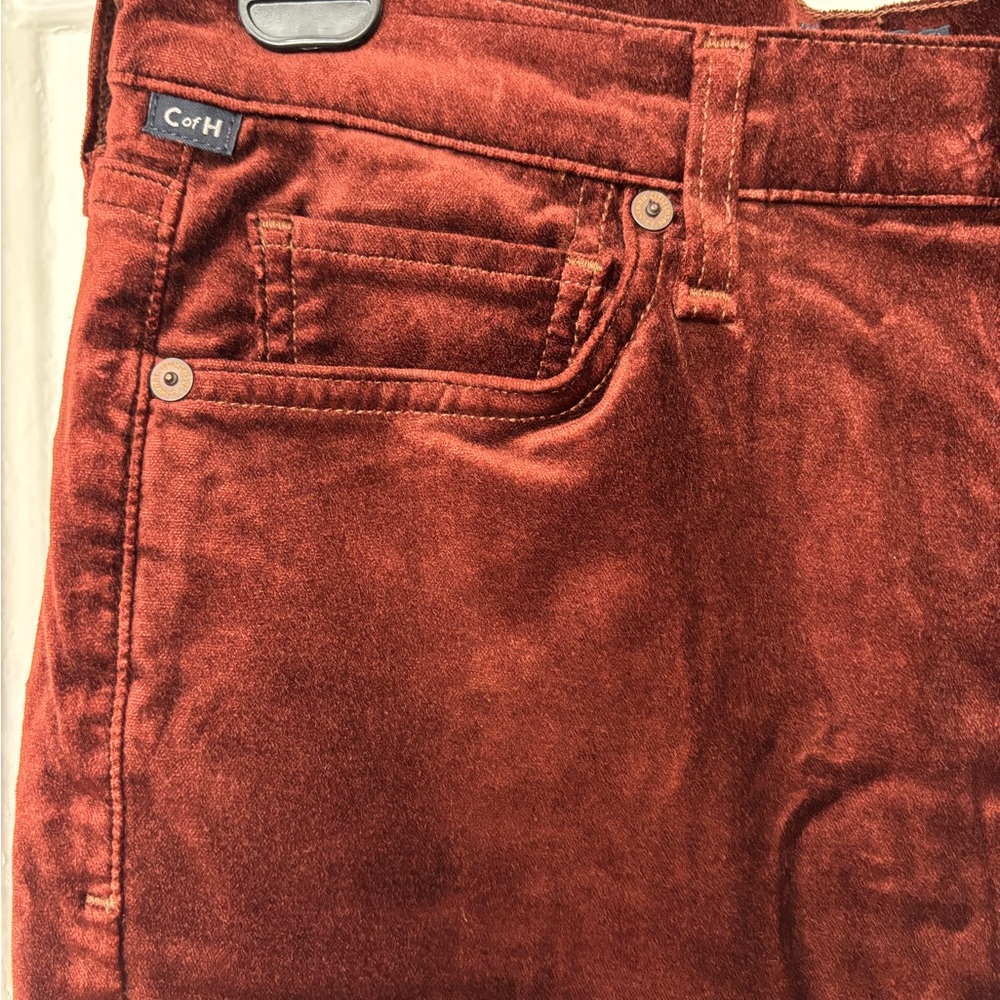 Citizens of Humanity Velvet Pants - Rust